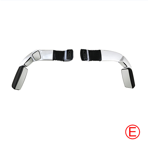 HC-B-11034 BUS side rear view MIRROR WITH EMARK LENGTH:103CM,BIG MIRROR:36.5*19CM,SMALL MIRROR:16*9.5CM/14*13CM,FOR KINGLONG 8-10METERS MANUAL OR ELECTRIC