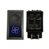 HC-B-54028 Grey Auto Switches Button For Yutong Bus Body Parts